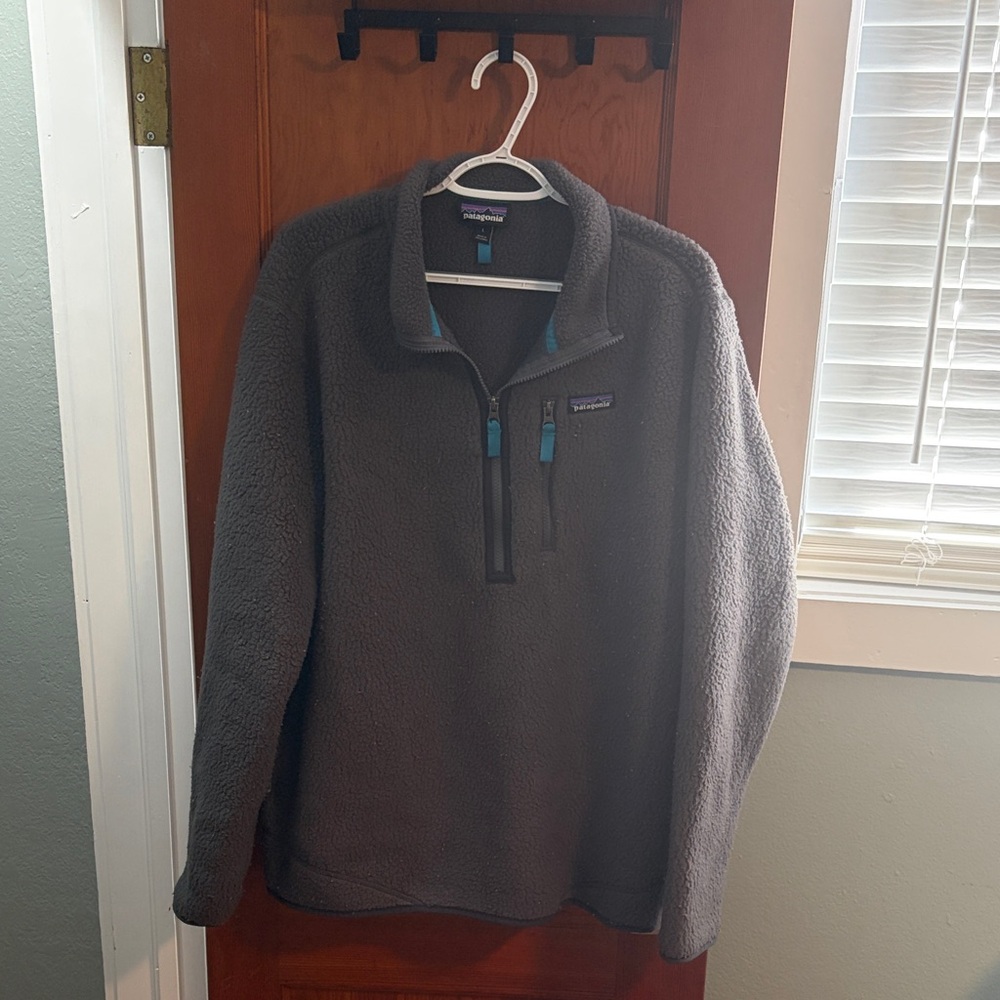 Patagonia Charcoal Fleece Jacket